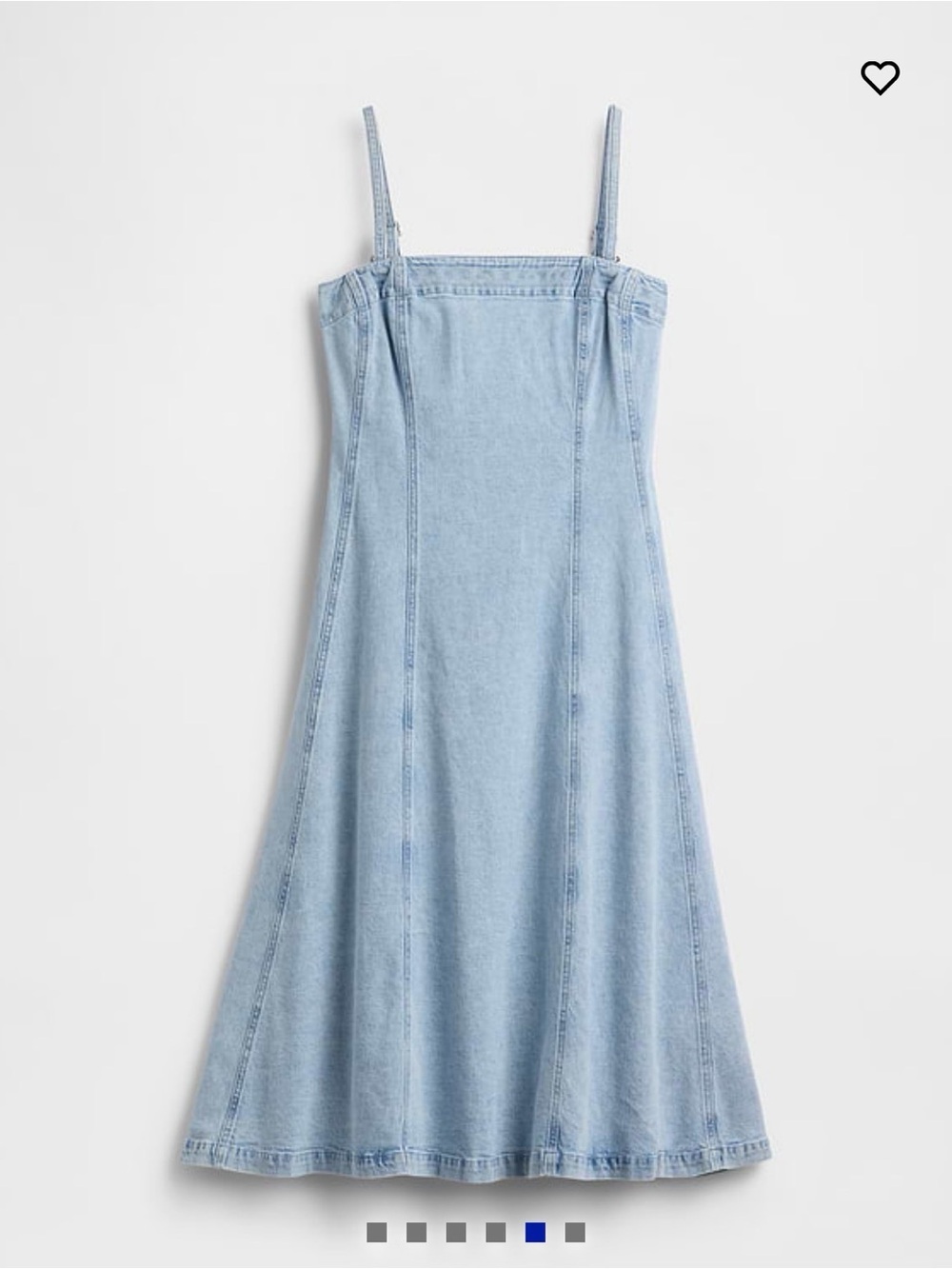 Gap Denim Midi Dress NWT